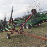 10 wheel V rake