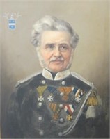 EARLY 20TH C. PORTRAIT OF A MILITARY OFFICER