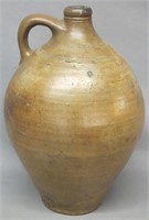 CHARLESTOWN POTTERY STONEWARE OVOID JUG