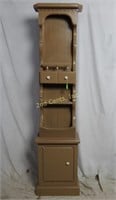 Antique Colonial 67" Tall Wood Spice Cabinet Rack
