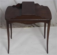 Antique Parlor Game Tea Double Sided Table