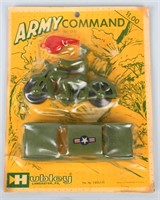 HUBLEY ARMY COMMAND SET w/ MOTORCYCLE MOC