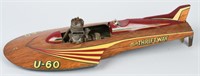 MISS THRIFTWAY Gas Powered WOOD TETHER BOAT