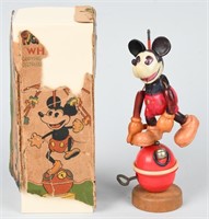 JAPAN 1930'S MICKEY MOUSE CELLULOID WHIRLIGIG