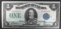 1923 $1 DOMINION OF CANADA