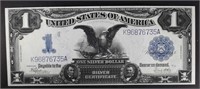 1899 $1 SILVER CERTIFICATE "BLACK EAGLE" CU