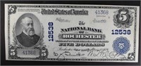 1902 $5 PB NATIONAL BANK OF ROCHESTER