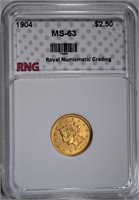 1904 $2.50 GOLD LIBERTY RNG CH BU