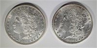 1898 & 1900 MORGAN DOLLARS BU