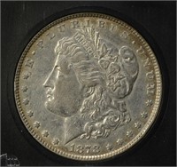 1878 7TF MORGAN DOLLAR, AU
