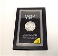 1883-CC GSA Morgan dollar, slab certified gem BU