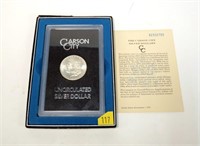 1882-CC GSA Morgan dollar, slab certified gem BU