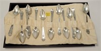 12- Sterling silver teaspoons
