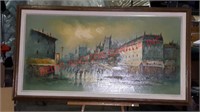 OIL ON CANVAS "STREET SCENE"* BELEIVED TO BE PARIS