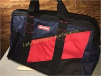 Nice Craftsman canvas tool bag- like new