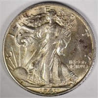 1941-S WALKING LIBERTY HALF DOLLAR, CH BU