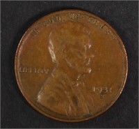 1931-S LINCOLN CENT, VF/XF