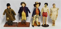 Lot of 5 Indiana WPA Project Dolls