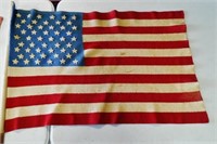 Lot of 3 Patriotic American Flags