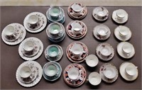 Miscellaneous Lot of Tea Cups and Saucers