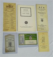 Lot of 6 Automobile Club of America Maps/Booklets