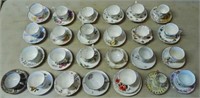 Miscellaneous Lot of Tea Cups and Saucers