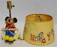 Mickey Mouse Lamp with Shade