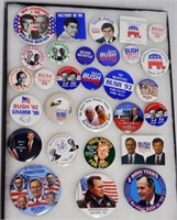 Lot of 29 Presidential Campaign Buttons