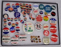 Lot of 60+ Local Political Office Campaign Buttons