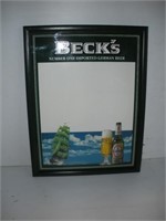 BECK Beer Dry Erase Board 20 x 25 Inch