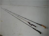 3 Fishing Poles (1 Browning)