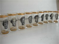 1970 Pittsburgh Steelers Beverage Glasses 1 Lot