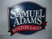 Samuel Adams Boston Lager Metal Sign 21 x 26 Inch