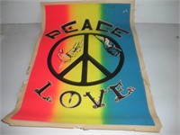 1960 Peace Love Poster
