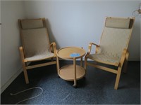 2 stk. fletstole m/bord