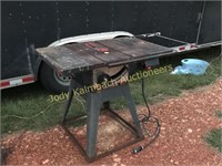 10" Craftsman Table saw w/stand