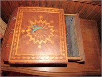 Wooden Book Jewelry Box