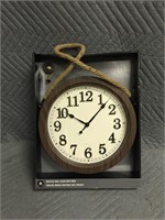 Nautical Wall Clock With Hook
