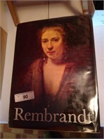 Large hard cover Rembrandt paintings book
