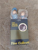 Country Trisha and Eliot porcelain dolls