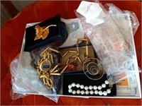 Lot of miscellaneous jewelry and Watch