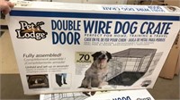 Lg. wire dog crate