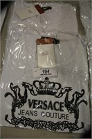 3 Large White Versage Sweaters