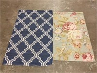 FLORAL AND GEOMETRIC AREA RUGS