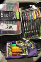 30 Casemate Gel Pens, Turtles Markers Etc