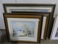 TWO DUCK O/C PAINTINGS, BOULANGER CAMP PAINTING