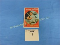 A Signed Bubba Phillips Baseball Card #187