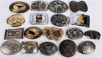 Jewelry Lot Vintage Belt Buckles Western & More