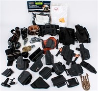 Firearm Large Lot of Kydex Holsters and Other Gear