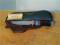 Randy Lee (St Johns, Az) Custom knife w/sheath